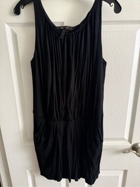 BCBGMaxAzria Black Sleeveless Mini Dress